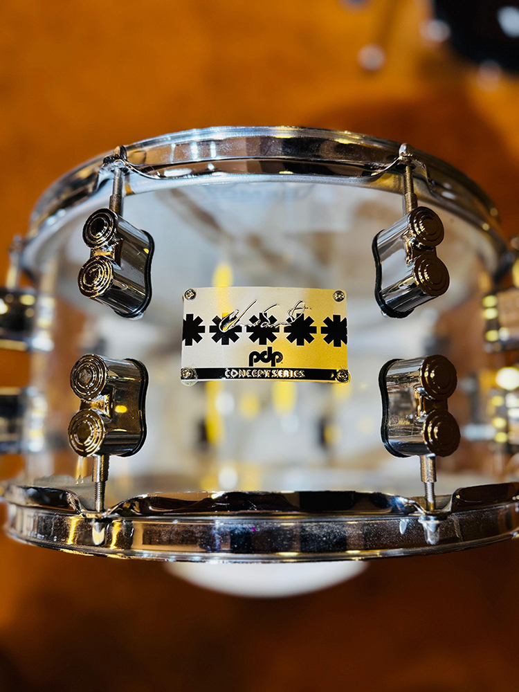 PDP Chad Smith Signature Acrylic Snare. 13x7
